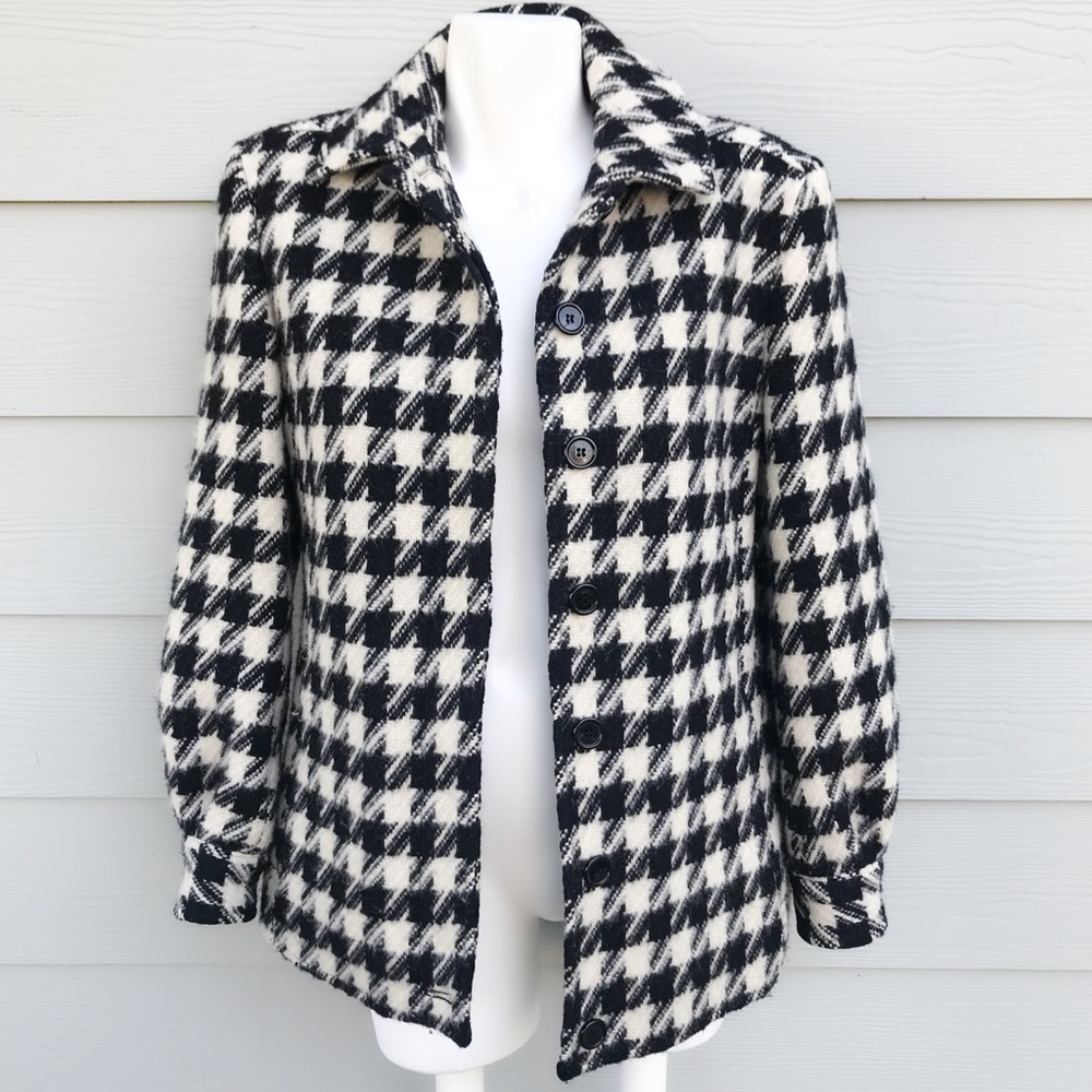 Pendleton Wool Geometric Pattern Peacoat